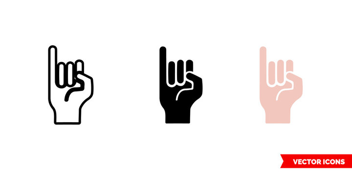 Promise icon of 3 types color, black and white, outline. Isolated vector sign symbol.