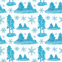 Fototapeta premium Abstract Winter Theme