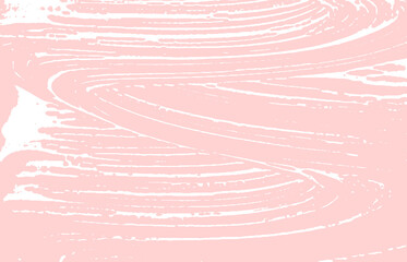 Grunge texture. Distress pink rough trace. Fresh b