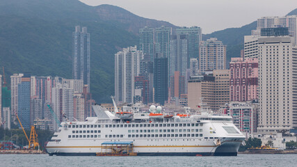 Docked Cruiser Hong Kong