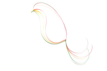 Paper quilling, decorative bird