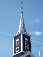 Kirchtumspitze in Oudesluis, Niederlande