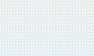 Blue and brown geometric circle pattern on a white background vector