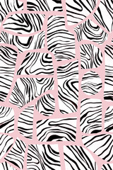 Abstract graphic pattern. Art ink zebra background for textiles, fabrics, Souvenirs, packaging, greeting cards and other designs.
