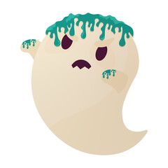 Halloween ghost cartoon