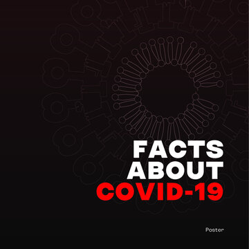Poster  Illustration - Facts About Coronavirus