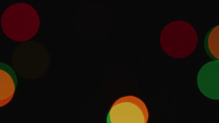 New year or Christmas shimmering festive garland blurred backdrop copy space. Quick flickering...
