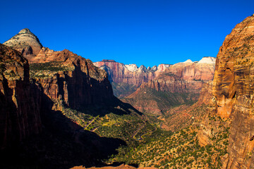 Naklejka premium Overlook View, Zion National Park, USA