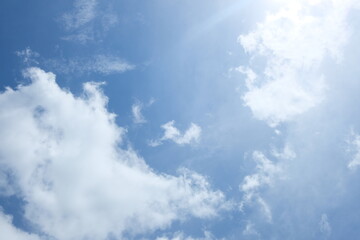 Fototapeta premium blue sky and clouds