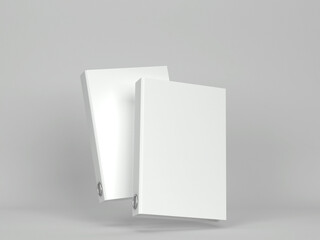 Blank office binder mockup