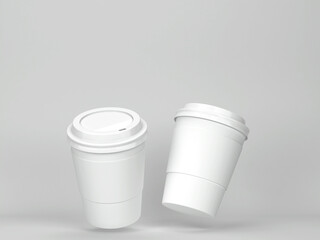 Blank coffee cup mockup