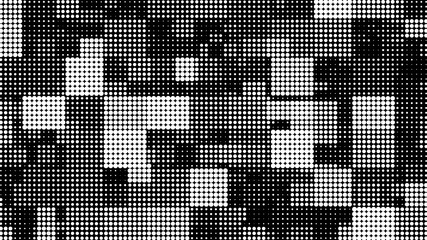 Fototapeta premium Television noise texture from dots. Vector background checkered from points. Detailed perforation pattern for design.