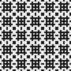 Fototapeta premium Abstract Cross Pattern Dots Logo generative computational art illustration