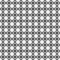Fototapeta premium Abstract Cross Pattern Dots Logo generative computational art illustration
