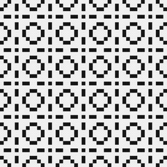 Fototapeta premium Abstract Cross Pattern Dots Logo generative computational art illustration