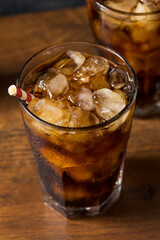 Refreshing Cold Dark Cola Soft Drink