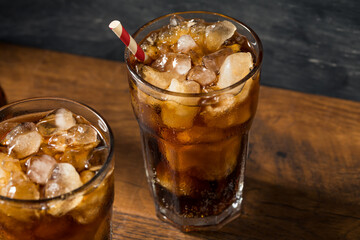 Refreshing Cold Dark Cola Soft Drink