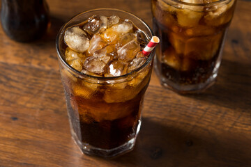 Refreshing Cold Dark Cola Soft Drink