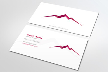 Real estate business card, minimalist and elegant project