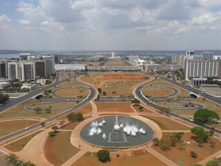 Fototapeta premium View of de tha fountain - Brasília 2 