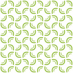 Vector seamless pattern texture background with geometric shapes, colored in green, white colors.