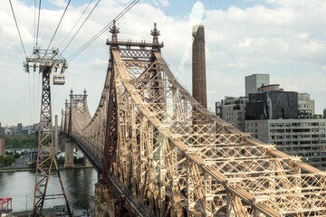 Manhattan Bridge from Roosevelt Island cablecar