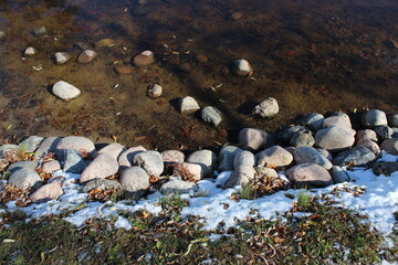 stones on the beach