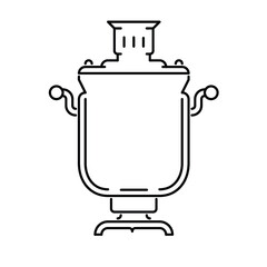 samovar icon. Simple element illustration. samovar concept symbol design from Russia collection. Can be used for web and mobile.