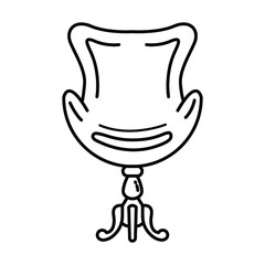 armchair icon, flat design best vector icon