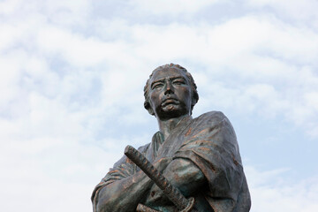 Fototapeta na wymiar 長崎の坂本龍馬像