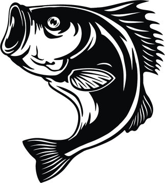 fishing pole clip art black and white