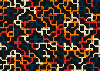 Brutalism Design Abstract Vector Pattern