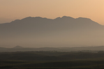 大観峰からの阿蘇の朝