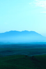 大観峰からの阿蘇の朝