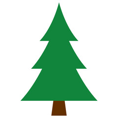 Christmas tree vector icon. New year tree symbol