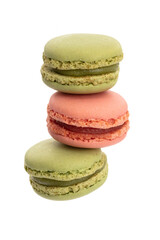 Macaroon isolated on a white background.