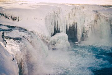 Cachoeira congelada