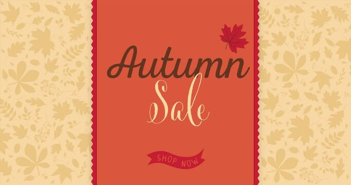 Autumn sale special offer footage background collection SHOP NOW