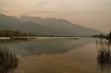 Talbot Lake on a Smoky Morning