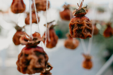 Delicious dried persimmons