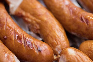 Sausage on the grill
