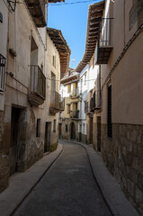 Fototapeta na wymiar Rubielos de Mora, Teruel, Aragón, España