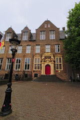 Obraz premium Traditional masonry houses in the city of Utrecht, the Netherlands