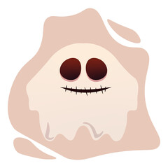 Halloween ghost cartoon