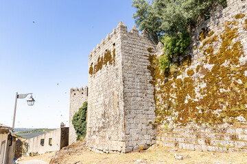 the medieval castle of Trancoso city, Guarda district, Beira Alta, Portugal