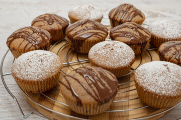 Delicious homemade cappucino muffins