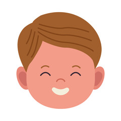 happy little boy avatar character