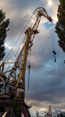 crane on the construction site