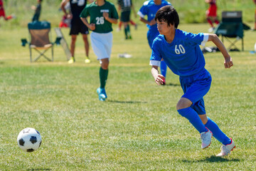 サッカー　フットボール © makieni