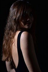 Fototapeta premium Pose d'une modèle photo